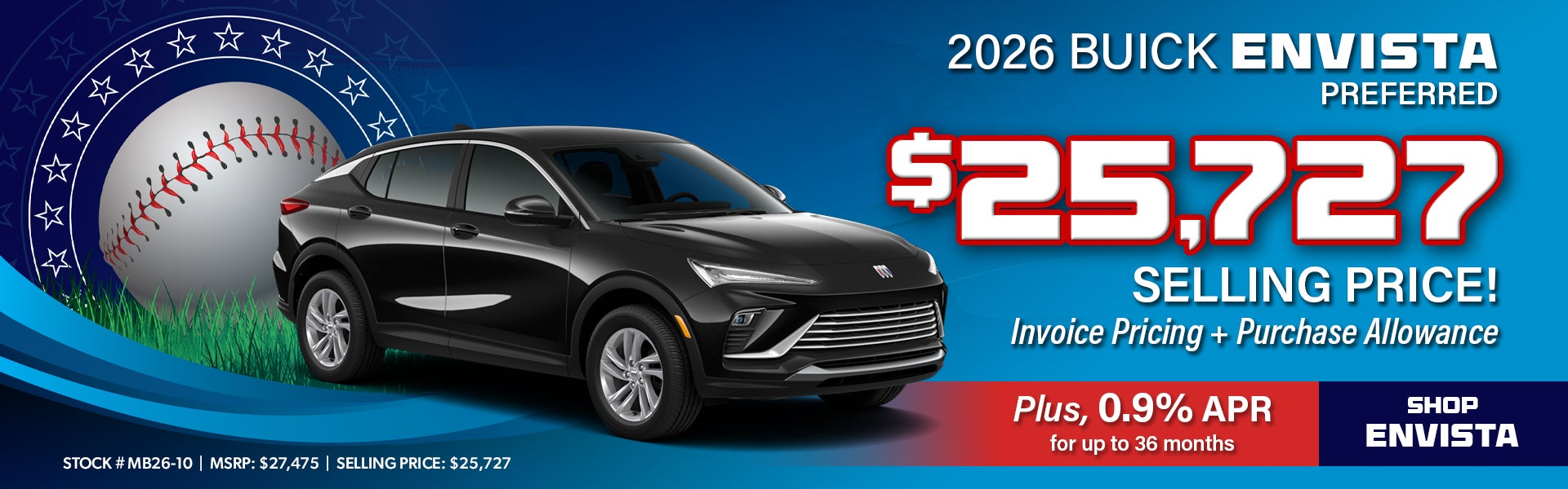 New 2026 Buick Envista Preferred