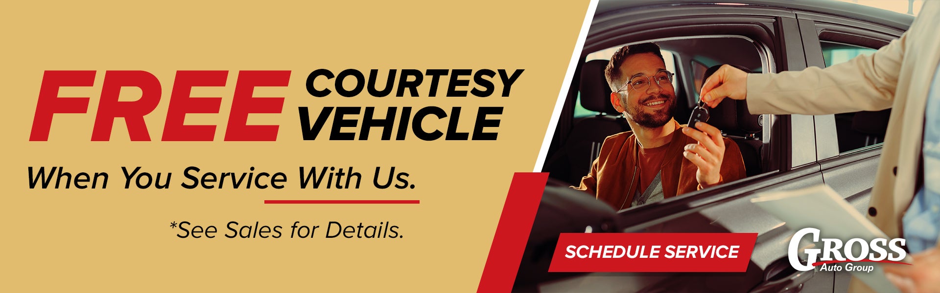 Free Courtesy Vehicle